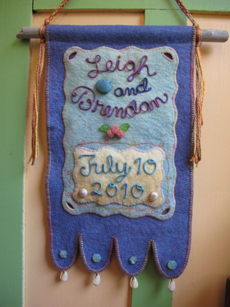 The 2nd summer wedding is coming up soon so I 39m making another felt banner