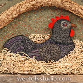 My Black Hen from "Pocketful of Posies"